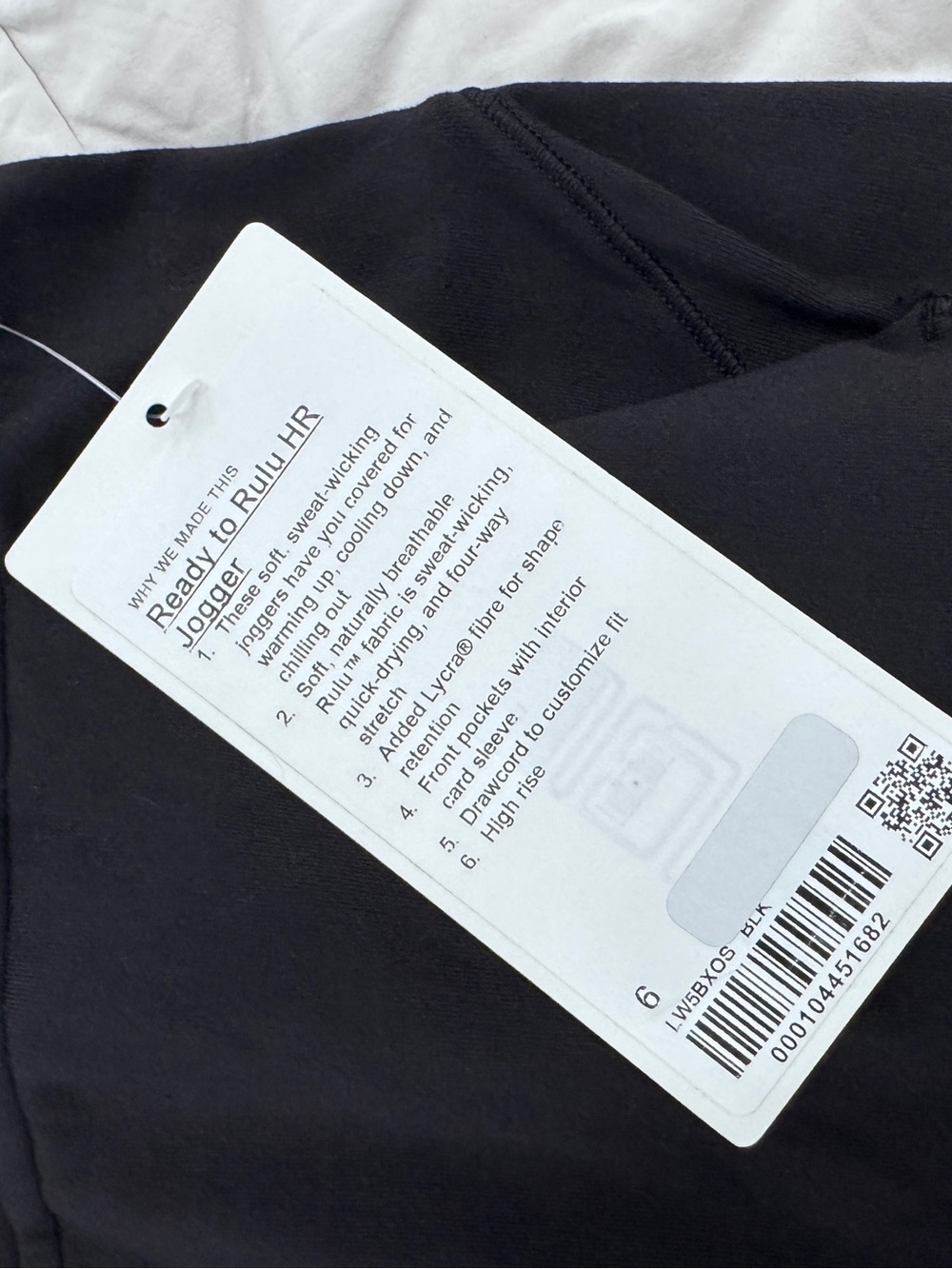 NWT Lululemon Ready To Rulu jogger Pant *29"
Black Sz 6 - Picture 4 of 9